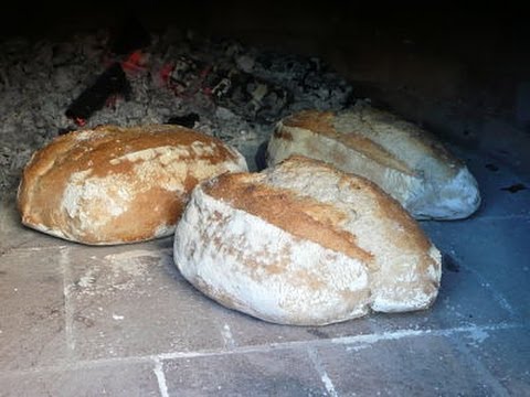 Pan de hogaza masa madre