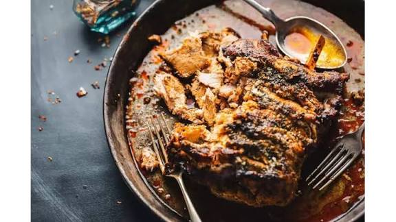 Secreto ibérico horno leña