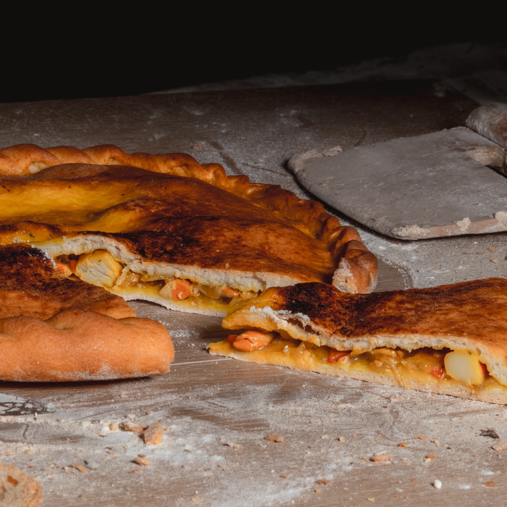 Empanada gallega horno leña
