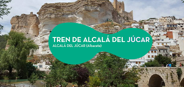 Panorámica de Alcalá del Júcar, destino final del Tren Turístico