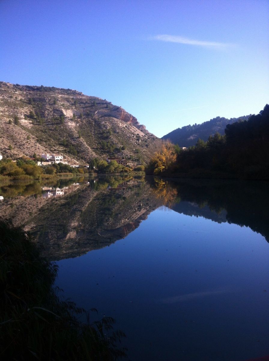 Cielo estrellado sobre el cañón del Júcar, Astrofotografía